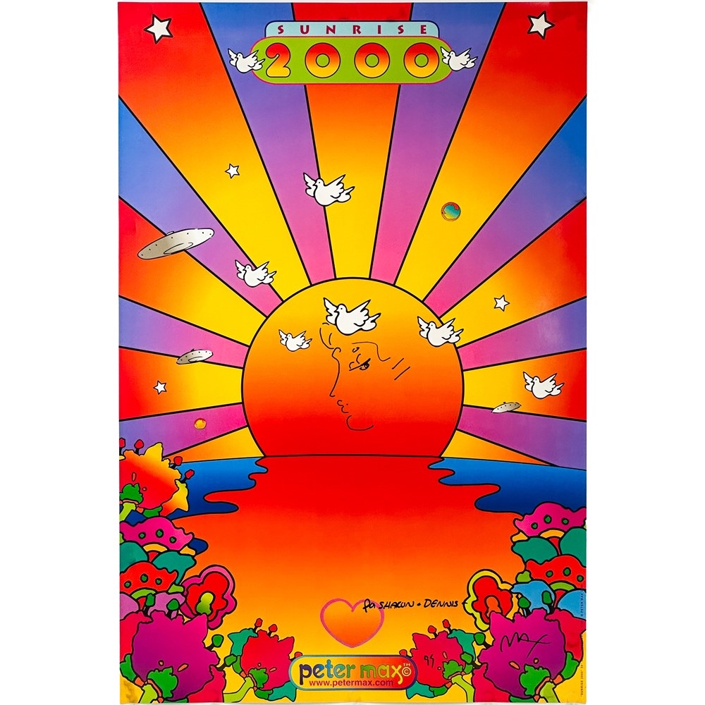 Peter Max | Sunrise 2000 | MutualArt