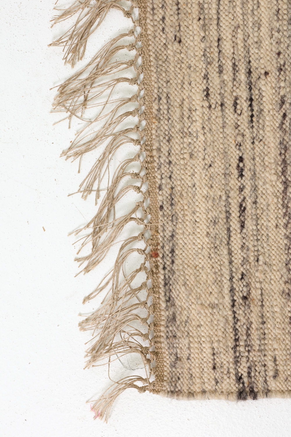 Teresa Zydroń | Polish wool rug depicting a castle with bold earthy ...