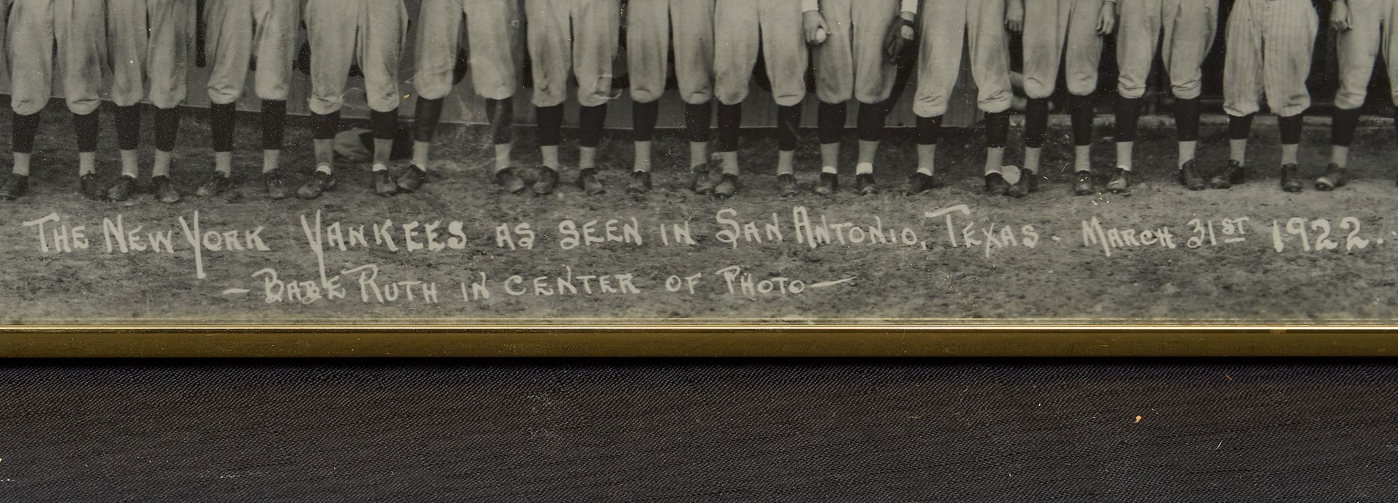 Eugene Omar Goldbeck | E. O. Goldbeck, 1922 Babe Ruth Photograph (1922 ...