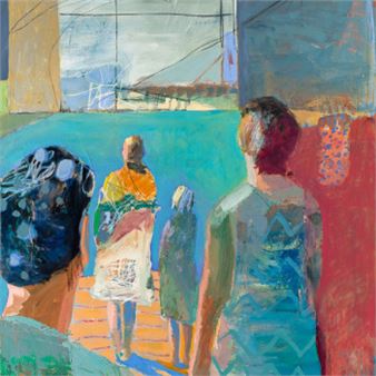 Installation view of Linda Christensen exhibition at Sue Greenwood Fine Art.
