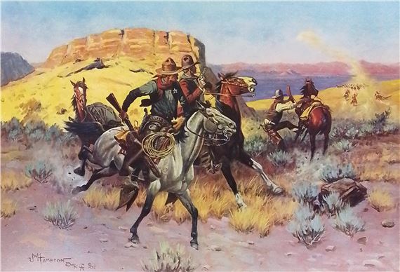 The Lower Center As Arizona Frontier Sheriff And Cocktail Time - John Hampton