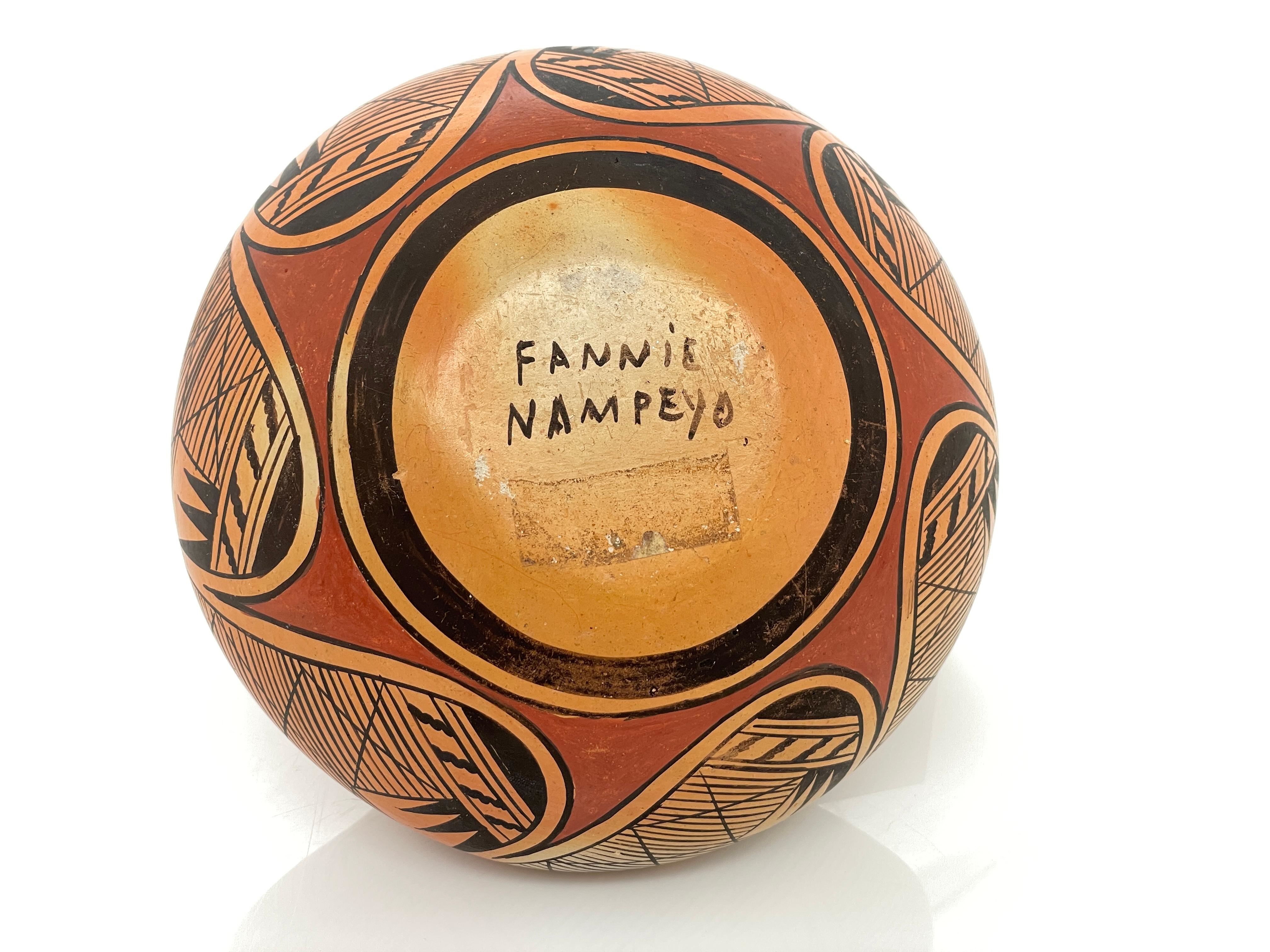 Fannie Nampeyo | Hopi Migration Pattern Pottery Jar | MutualArt