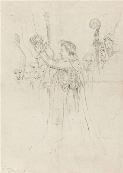 Jacques-Louis David | Drawing after the Sacre | MutualArt