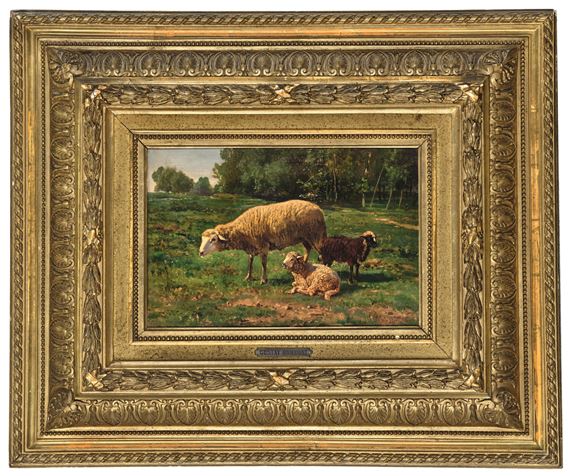 Gustav Ranzoni | Schafe auf der Weide | MutualArt