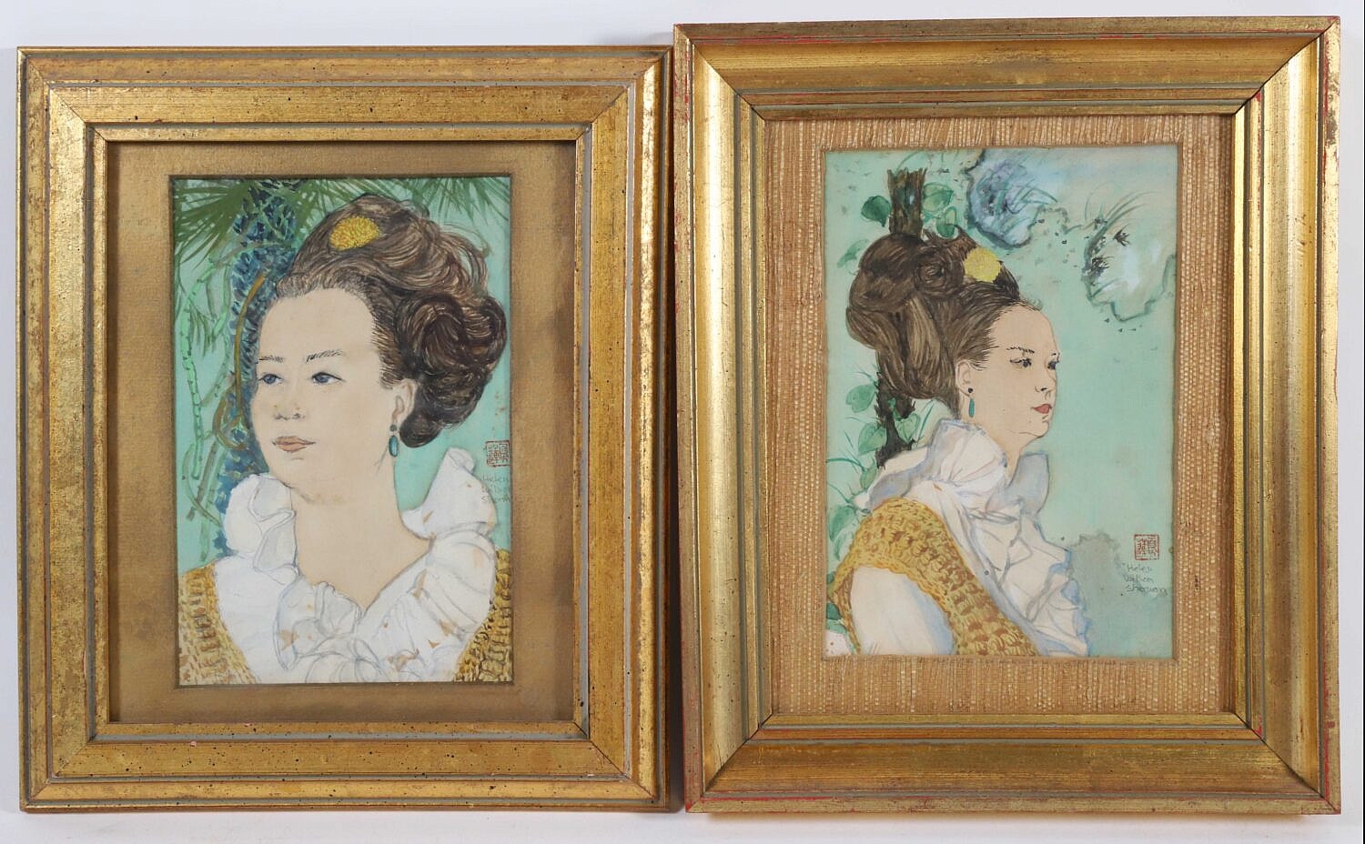 Helen Wilson Sherman | Portraits Of A Young Woman Painted In An ...