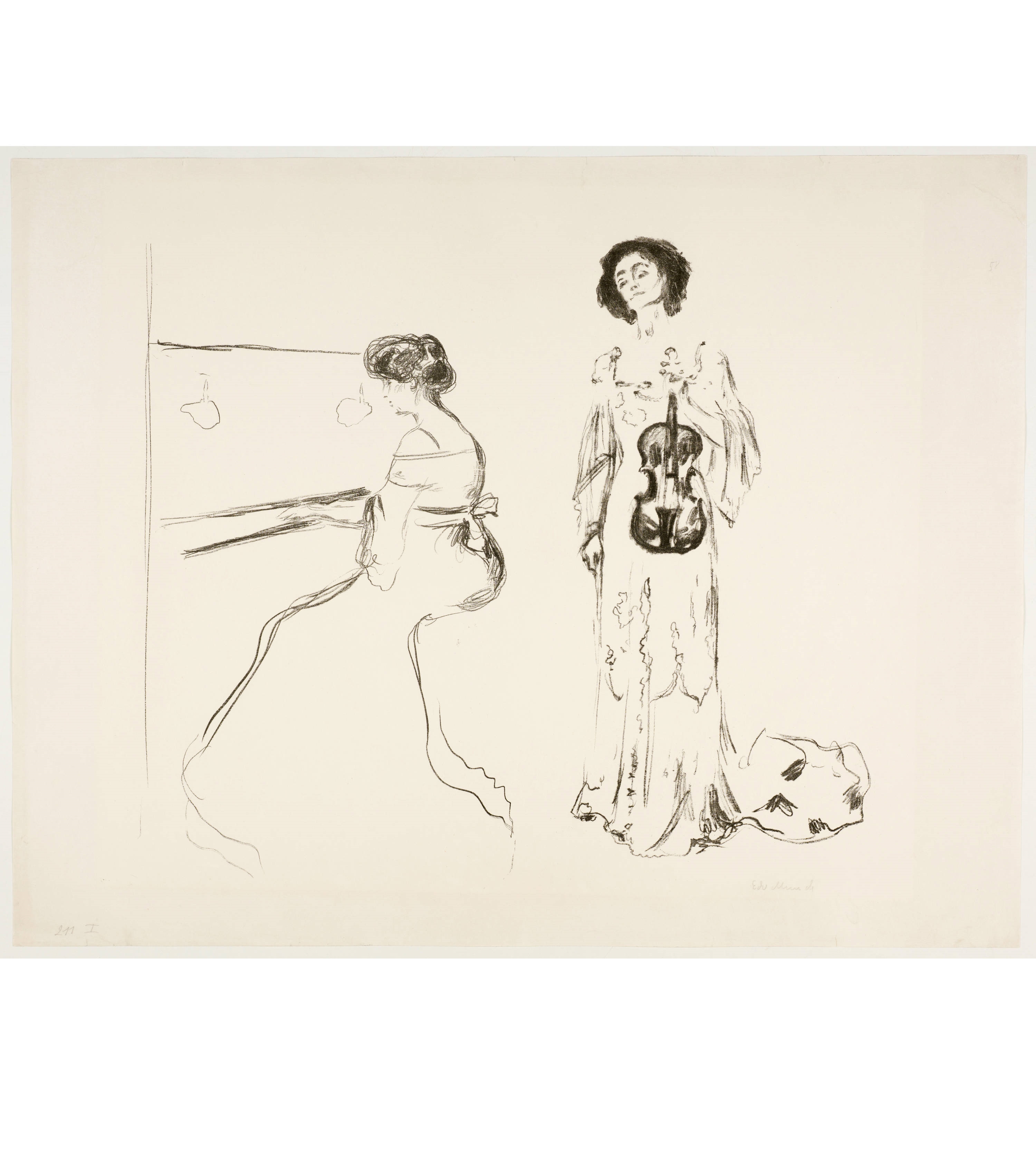 Edvard Munch | Geigenkonzert - Violin Concert (1903) | MutualArt