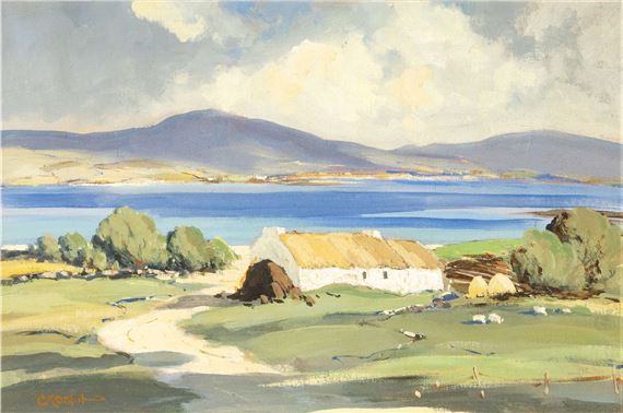 Coastal Landscape with Cottage - George Gillespie