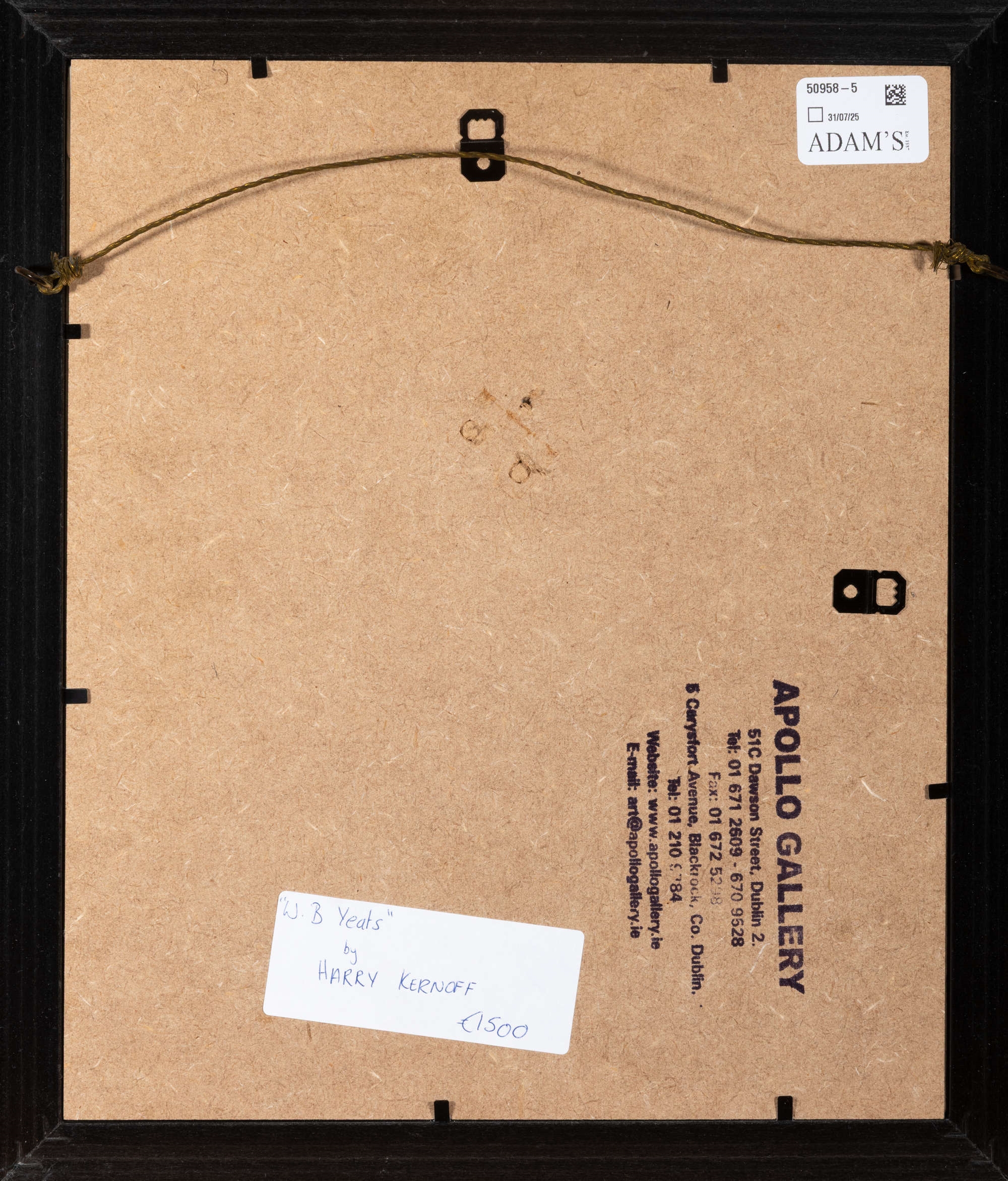 Harry Kernoff | Portrait of W. B. Yeats | MutualArt