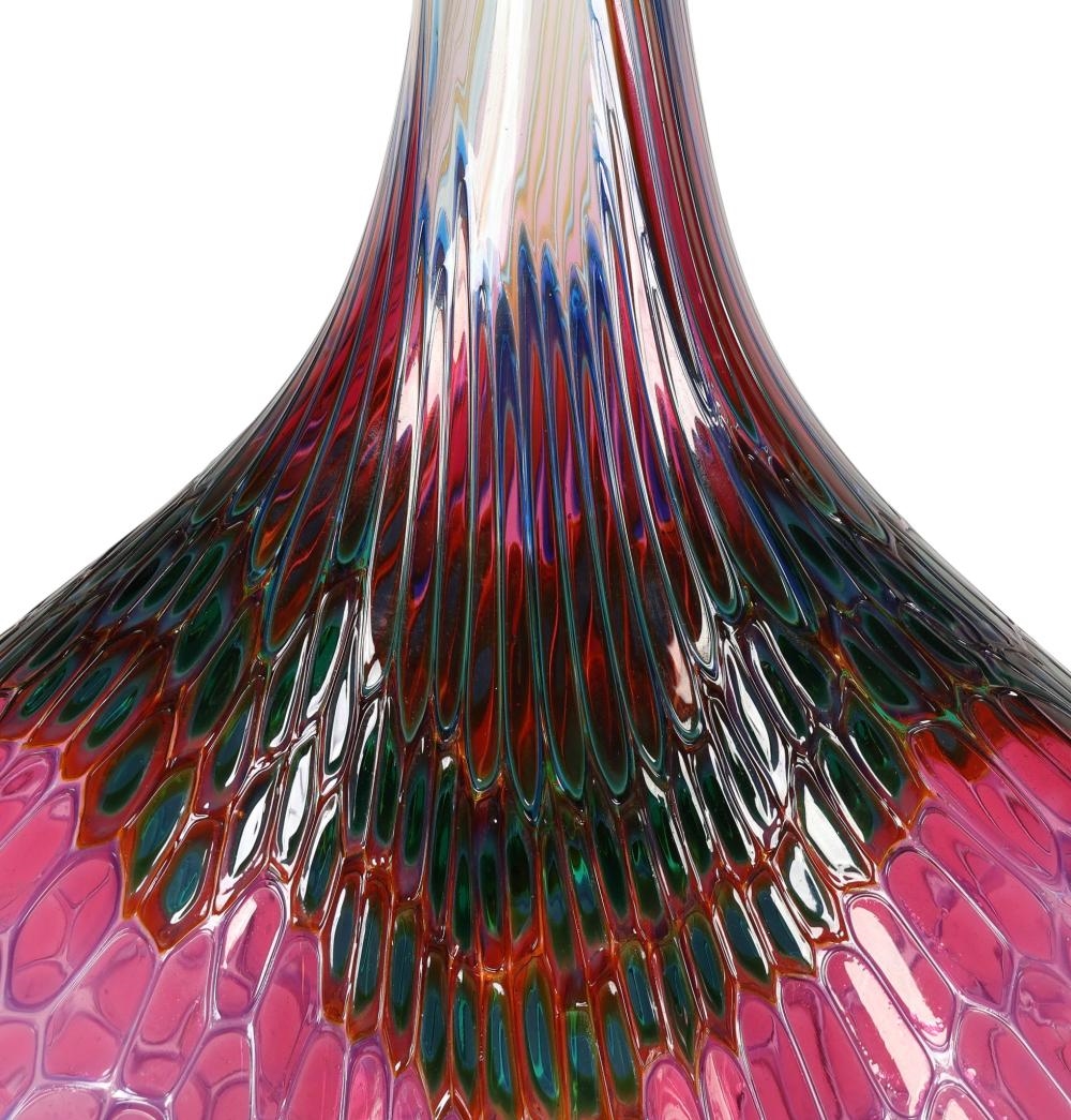 Stephen Rolfe Powell | a monumental studio blown art glass vessel with ...