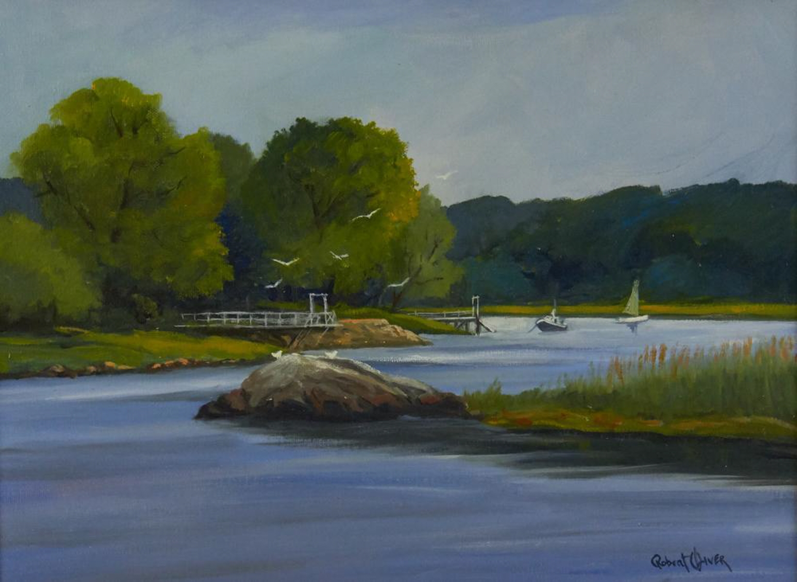 Robert Oliver | Bend in the River | MutualArt