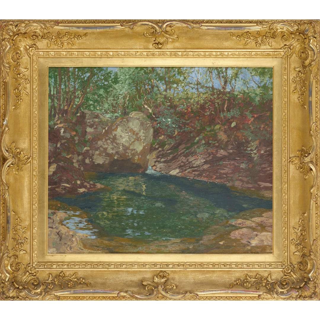 George Houston | THE SALMON POOL | MutualArt