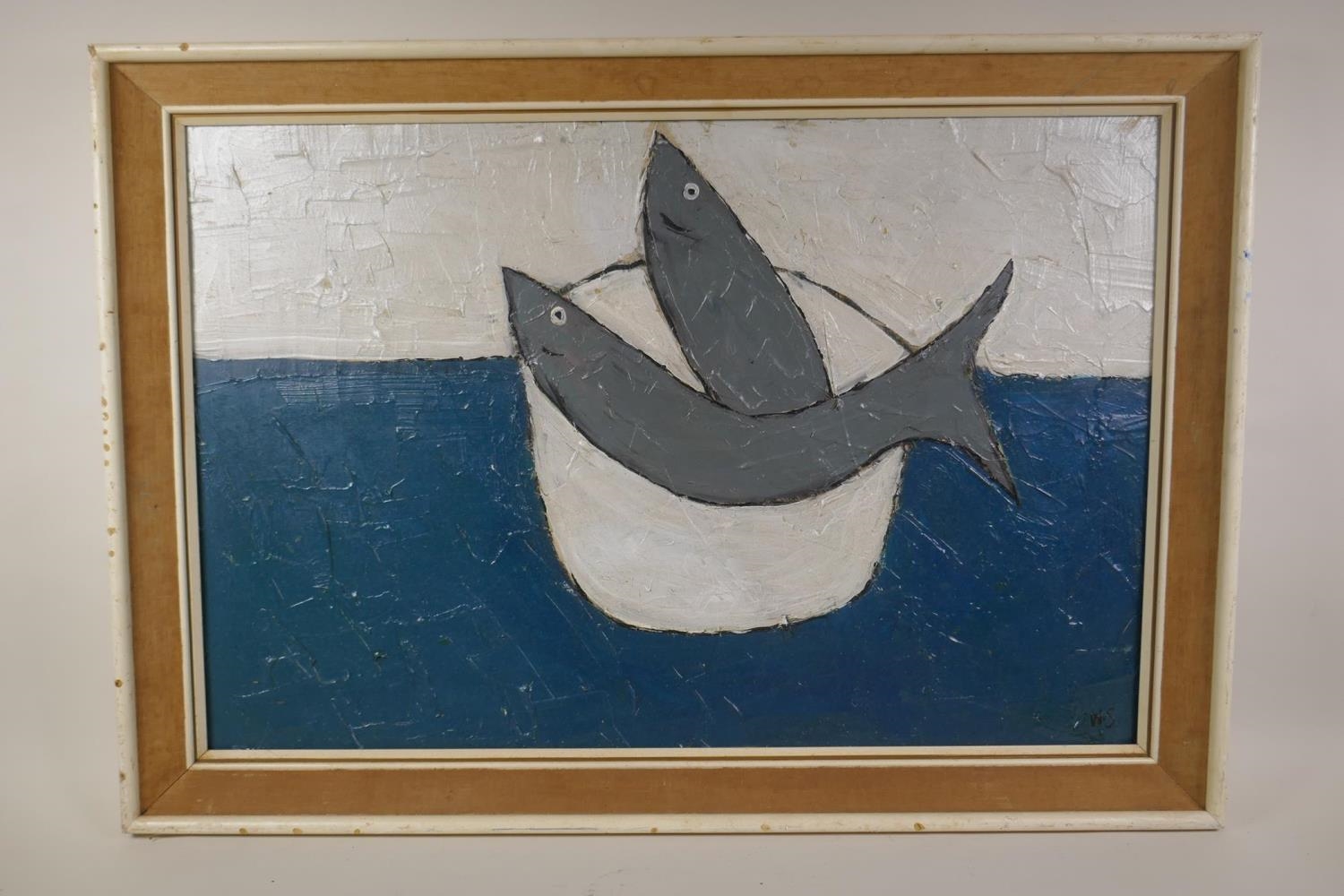 William Scott | still life with fish | MutualArt