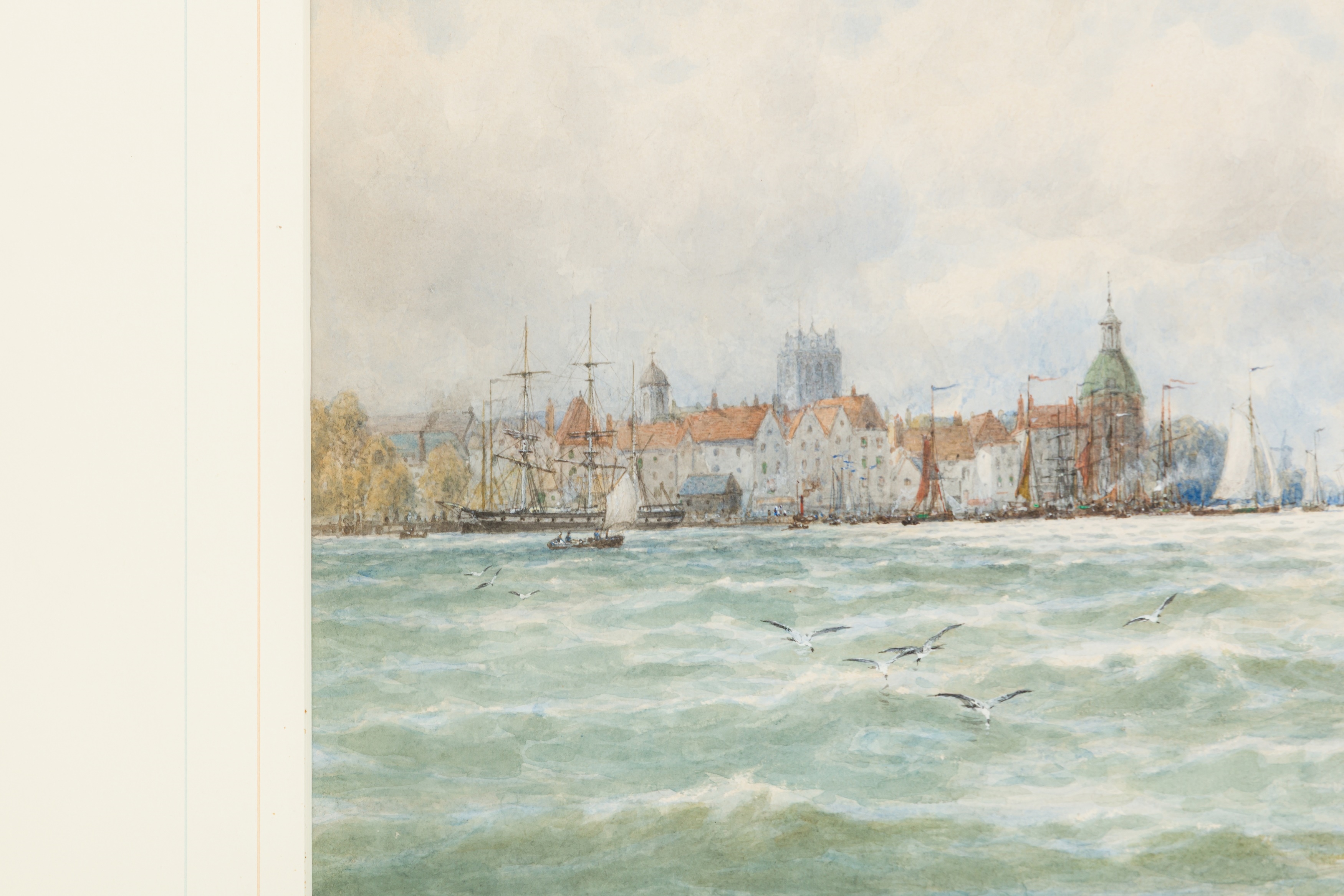 George Stanfield Walters | Shipping off Dordrecht | MutualArt