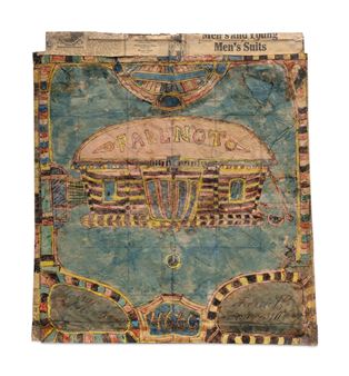 Installation view of Ulysses Davis exhibition at Intuit: The Center for Intuitive and Outsider Art.