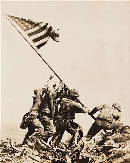 Raising of the Flag at Iwo Jima. 1945 - Joe Rosenthal
