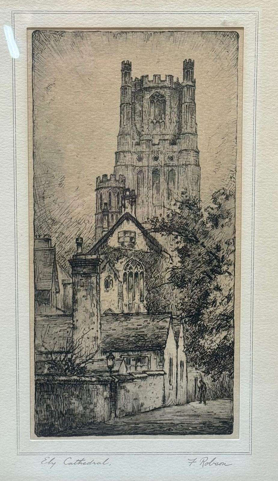F. Robson | Two monochrome etchings | MutualArt