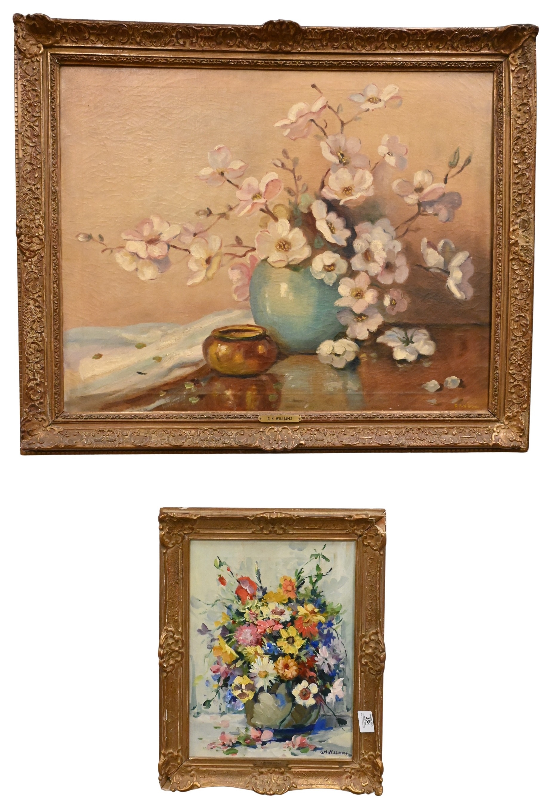 George H. Williams | Garden Gems, Still Life with Cherry Blossoms ...