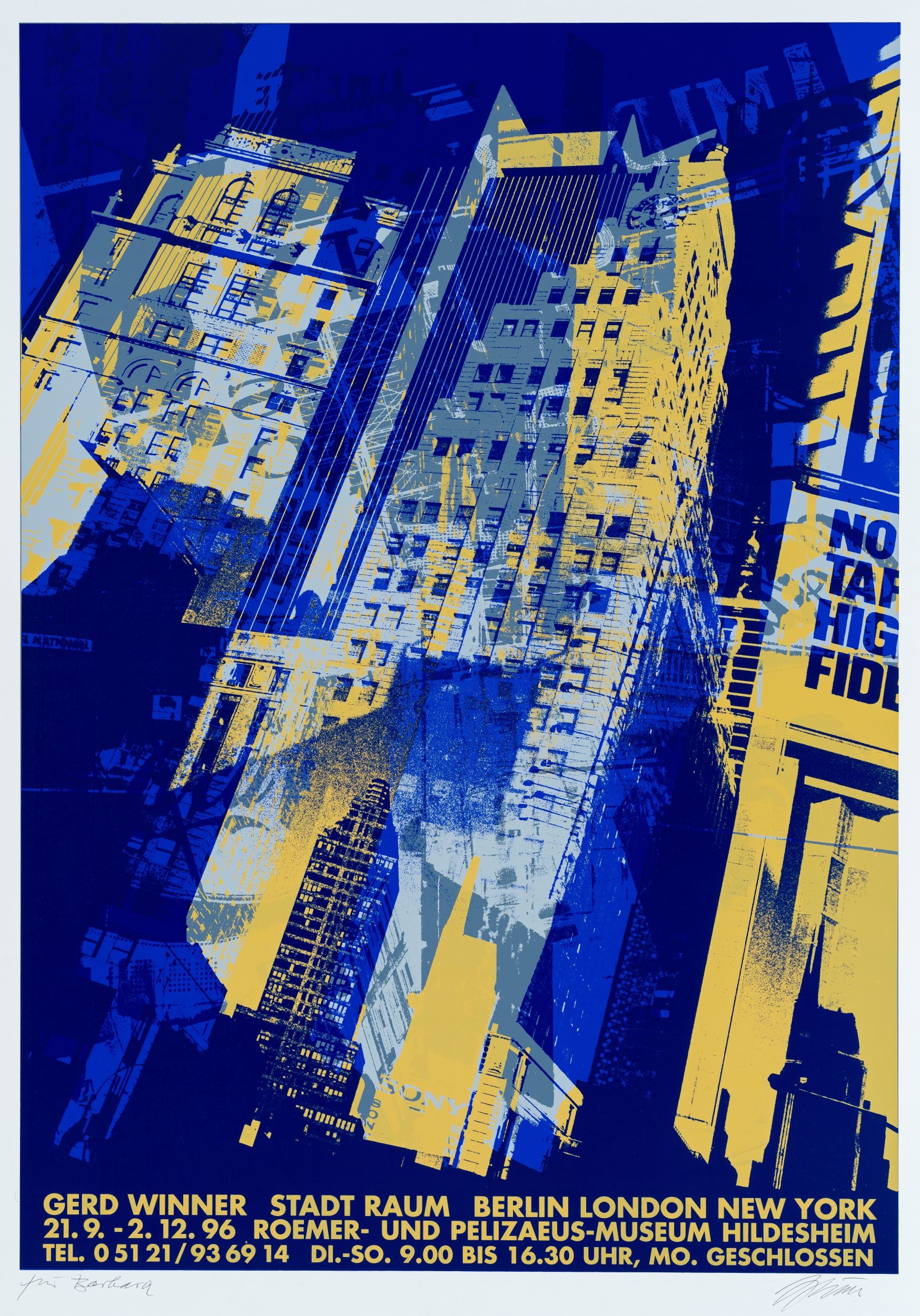 Gerd Winner | Plakat zur Ausstellung: GERD WINNER STADT RAUM BERLIN ...