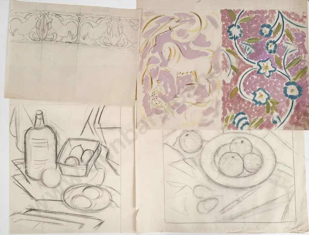 John Weeks | 13 Sketchbook Studies | MutualArt