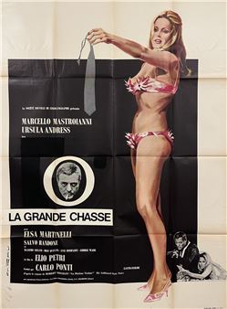 A movie poster for the film La Grande Chasse.