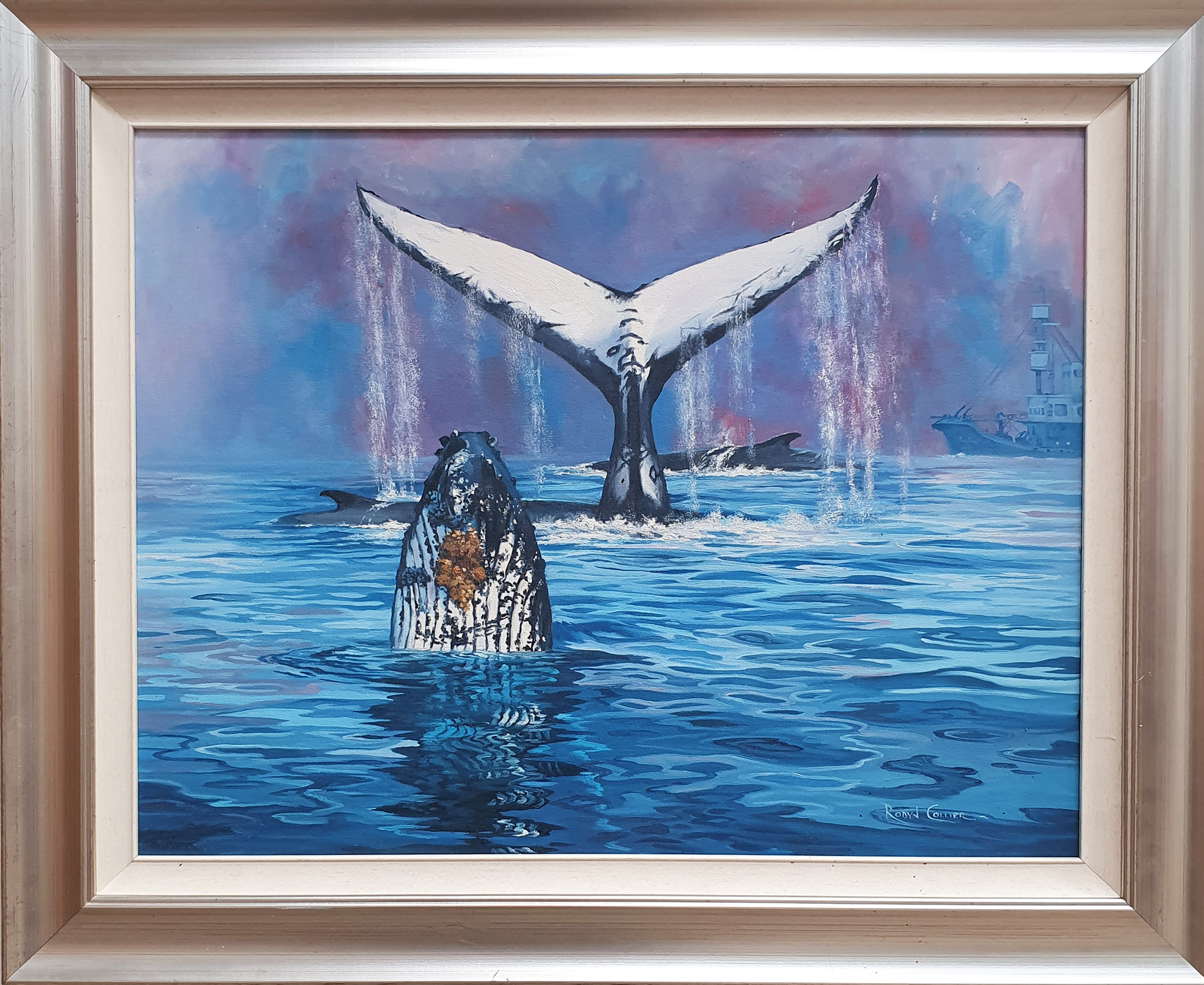 Robyn Collier | untitled (Whales Breaching | MutualArt