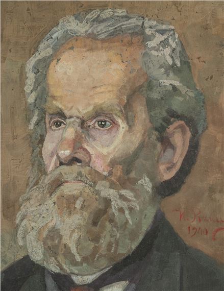 Ilya Repin | Inédito Retrato de Karl Marx (1940) | MutualArt
