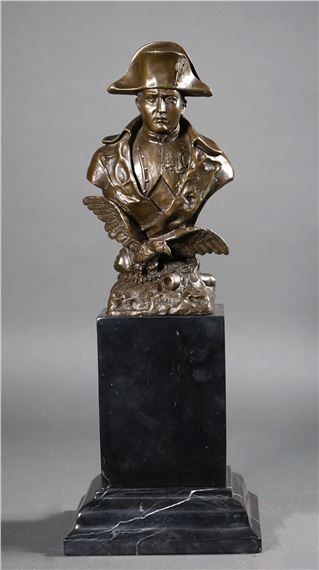 Buste De Napoléon Par Ruffony - Sculpture Résine Façon Bronze - Antique, Sur Socle