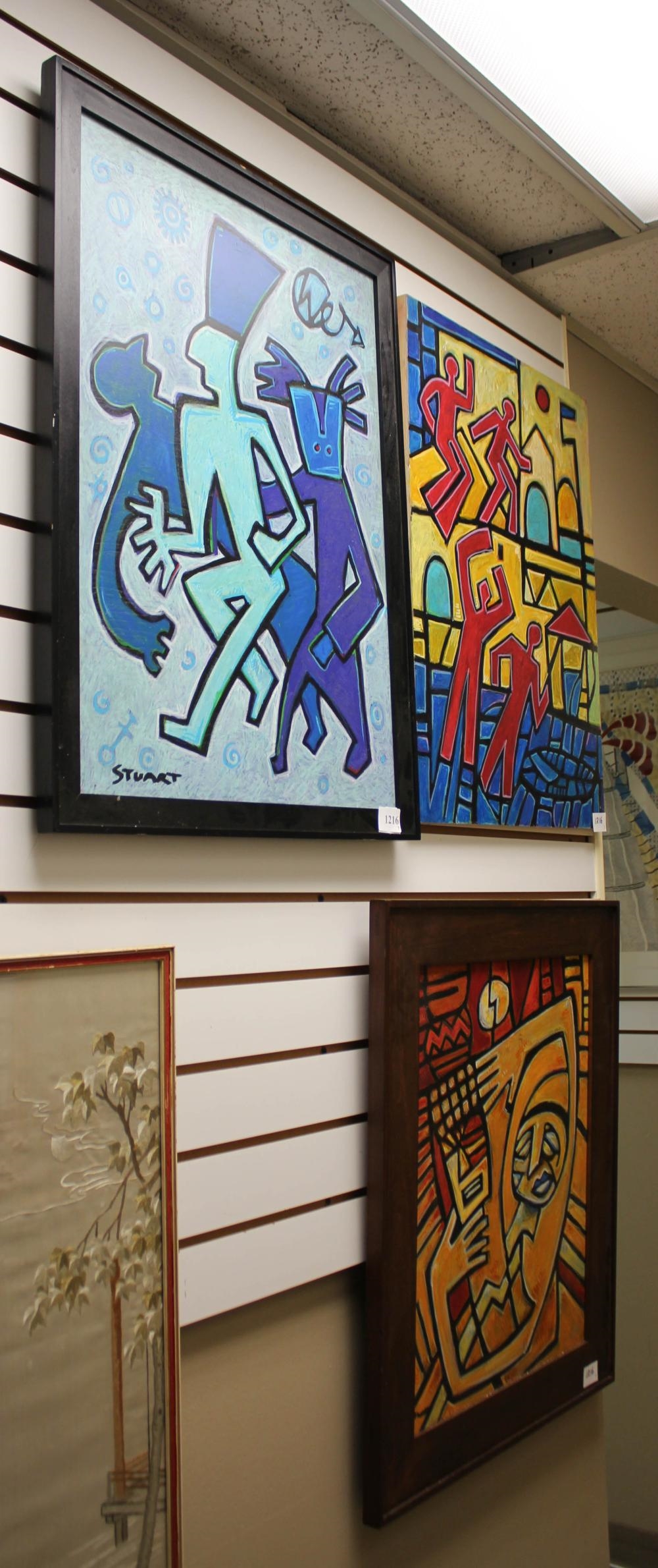 Stuart William Adams | 3 untitled | MutualArt