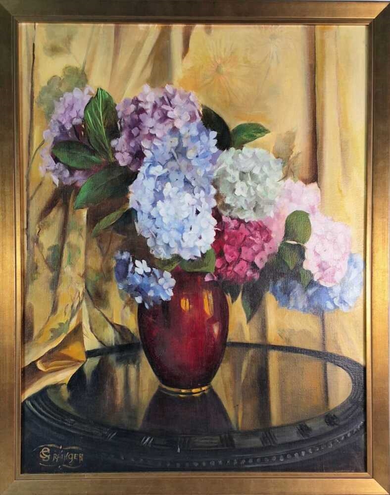 Samuel Grainger | Still-life Hydrangeas | MutualArt