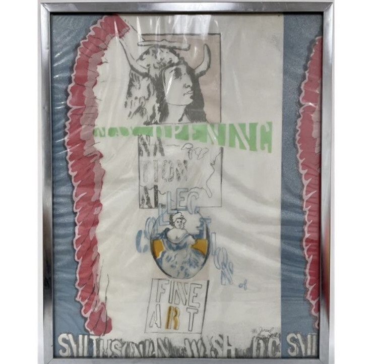 Larry Rivers | Extremely Rare Original Art (1960) | MutualArt