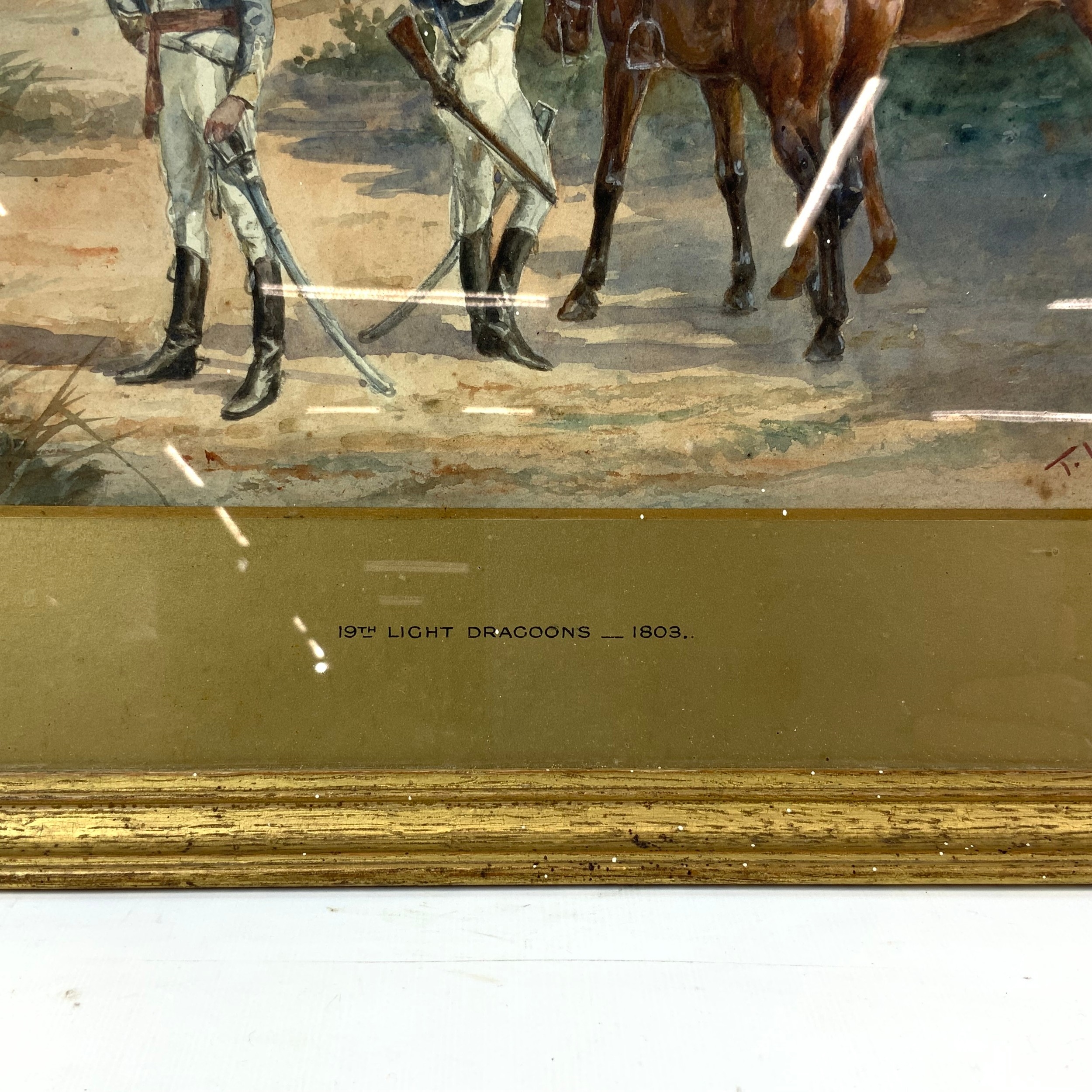 Thomas Ivester Lloyd | 19th Light Dragoons - 1803 watercolour on paper ...