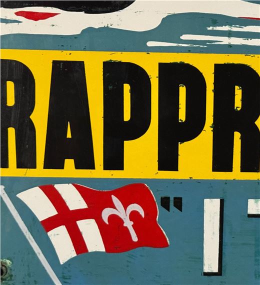 Italian School, 20th Century | Original enamel sign of Italian ...