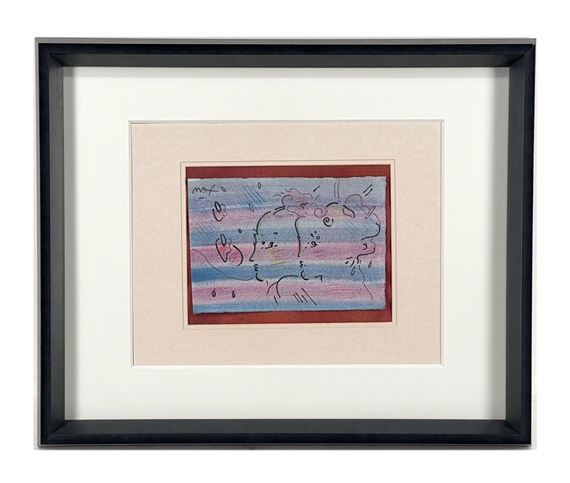 Peter Max | Two Profiles | MutualArt