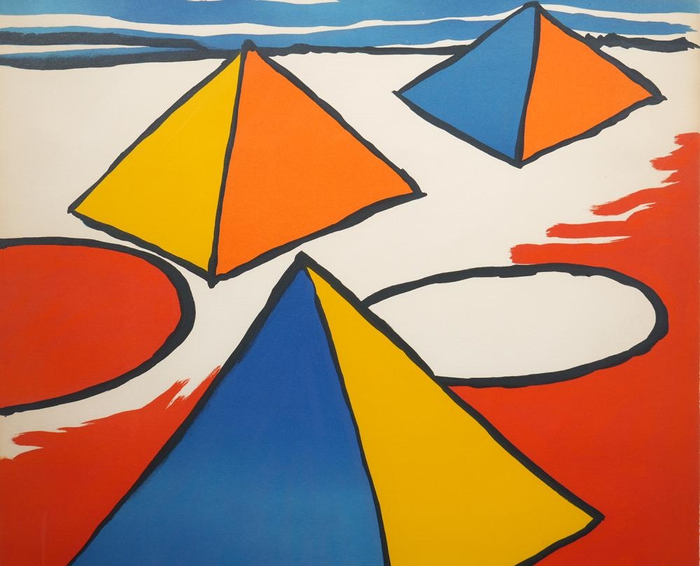 Alexander Calder | Pyramids at Night | MutualArt
