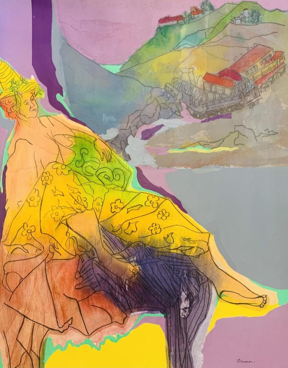 Bramson | Original Gouche on paper | MutualArt