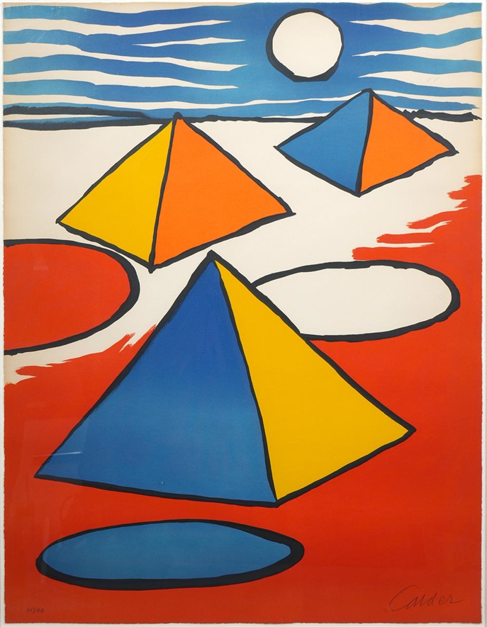 Alexander Calder | Pyramids at Night | MutualArt