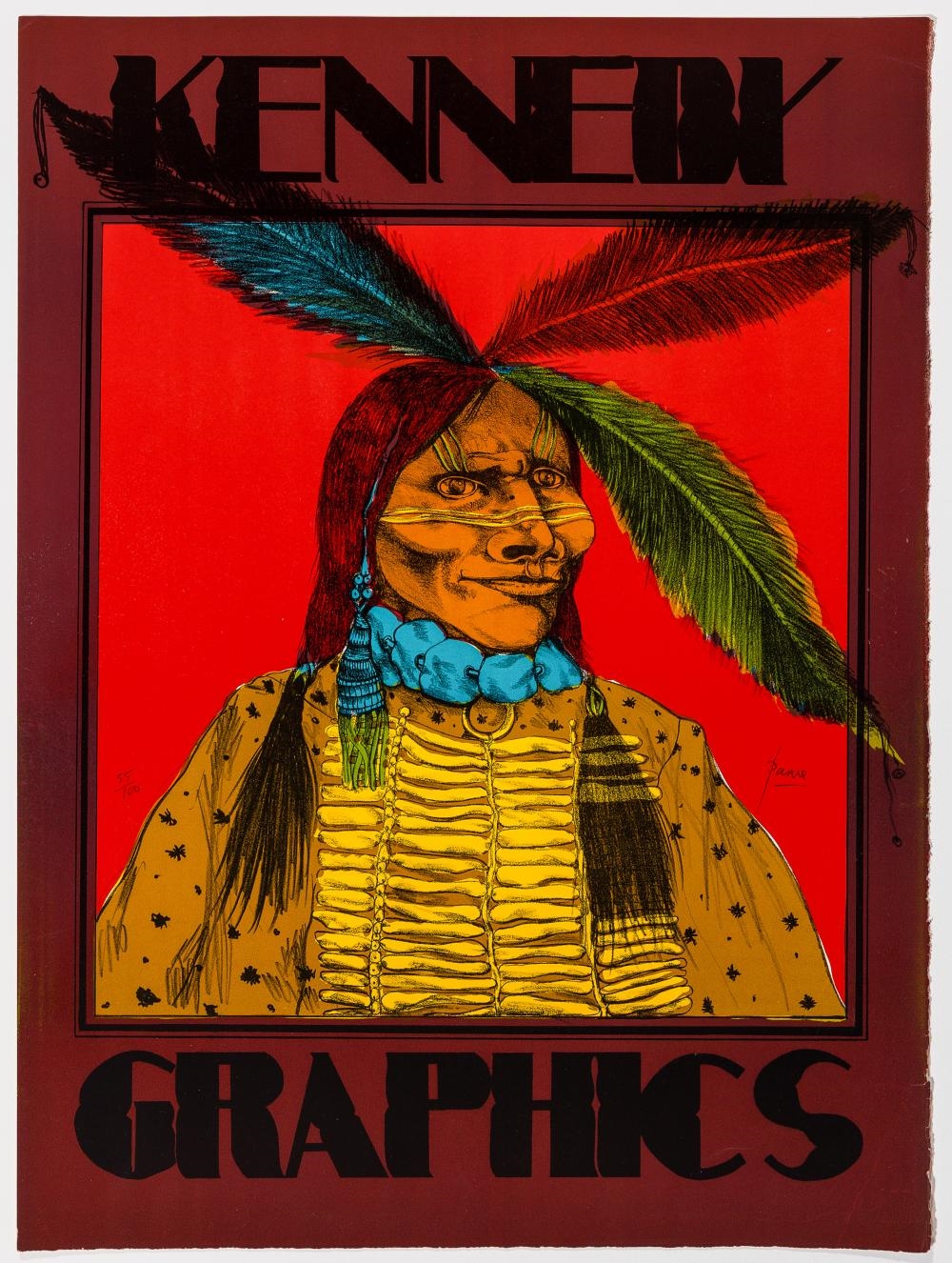 Peter Paone | The Indian - Kennedy Graphics (Circa 1974) | MutualArt