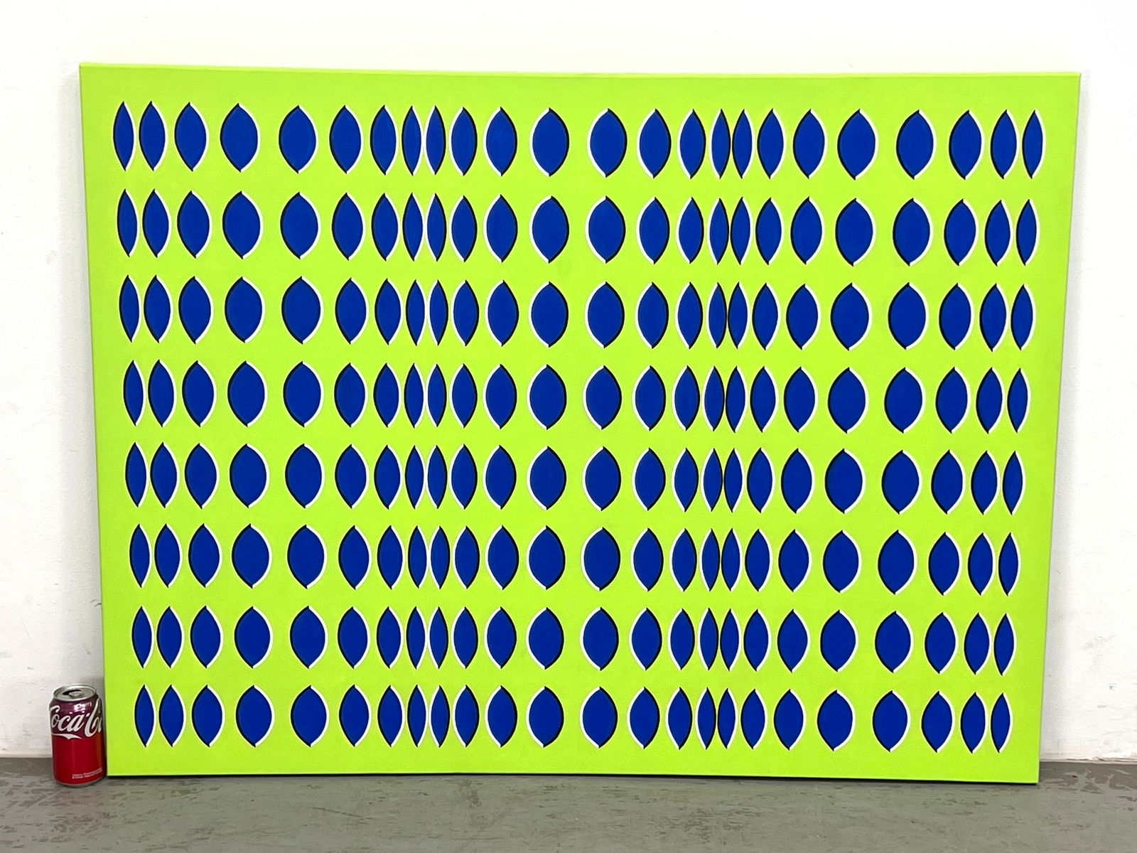 Tim Ray Fisher | Large Modernist OP ART Painting | MutualArt