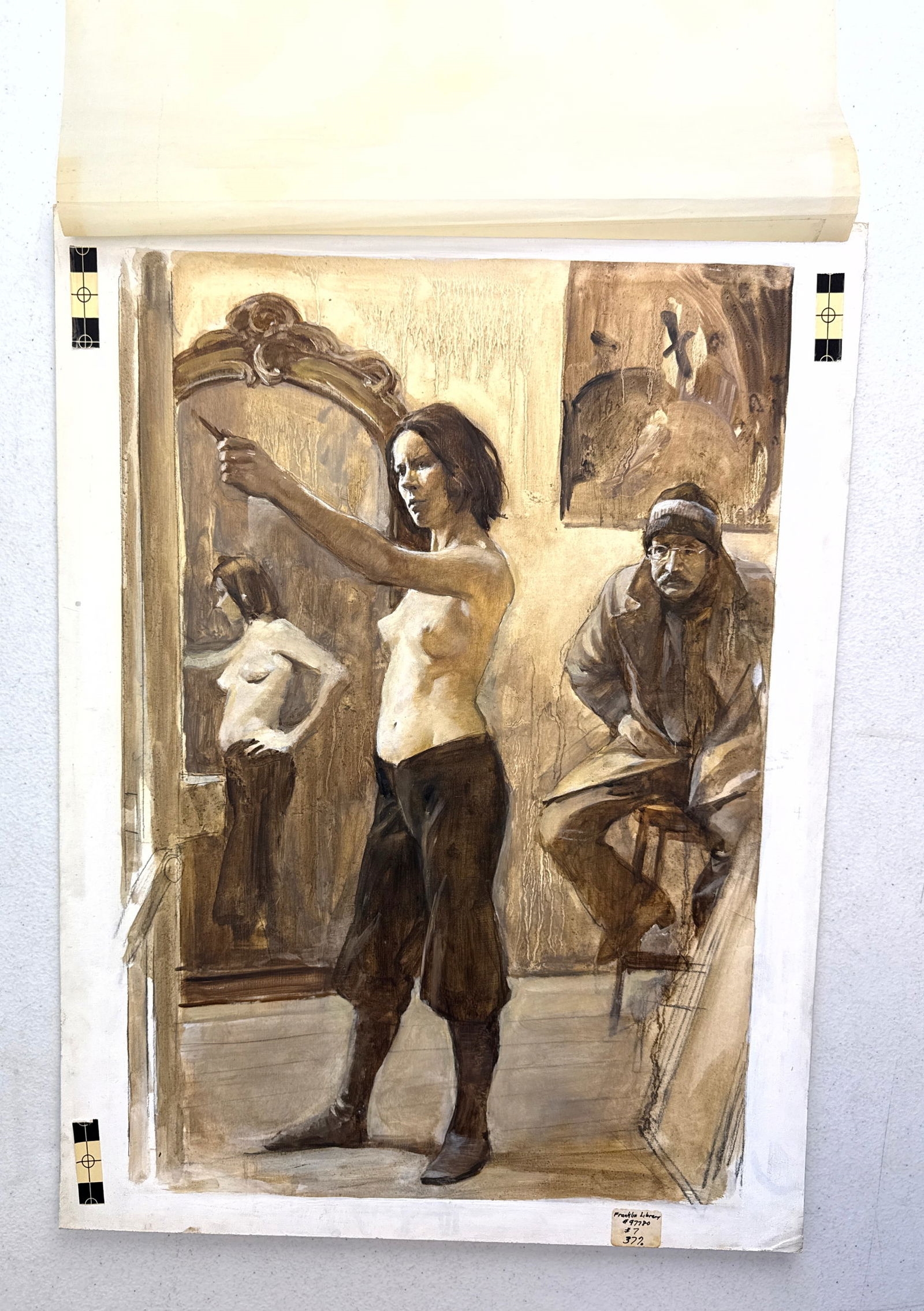 Burton Silverman | Original Painting on hardboard | MutualArt