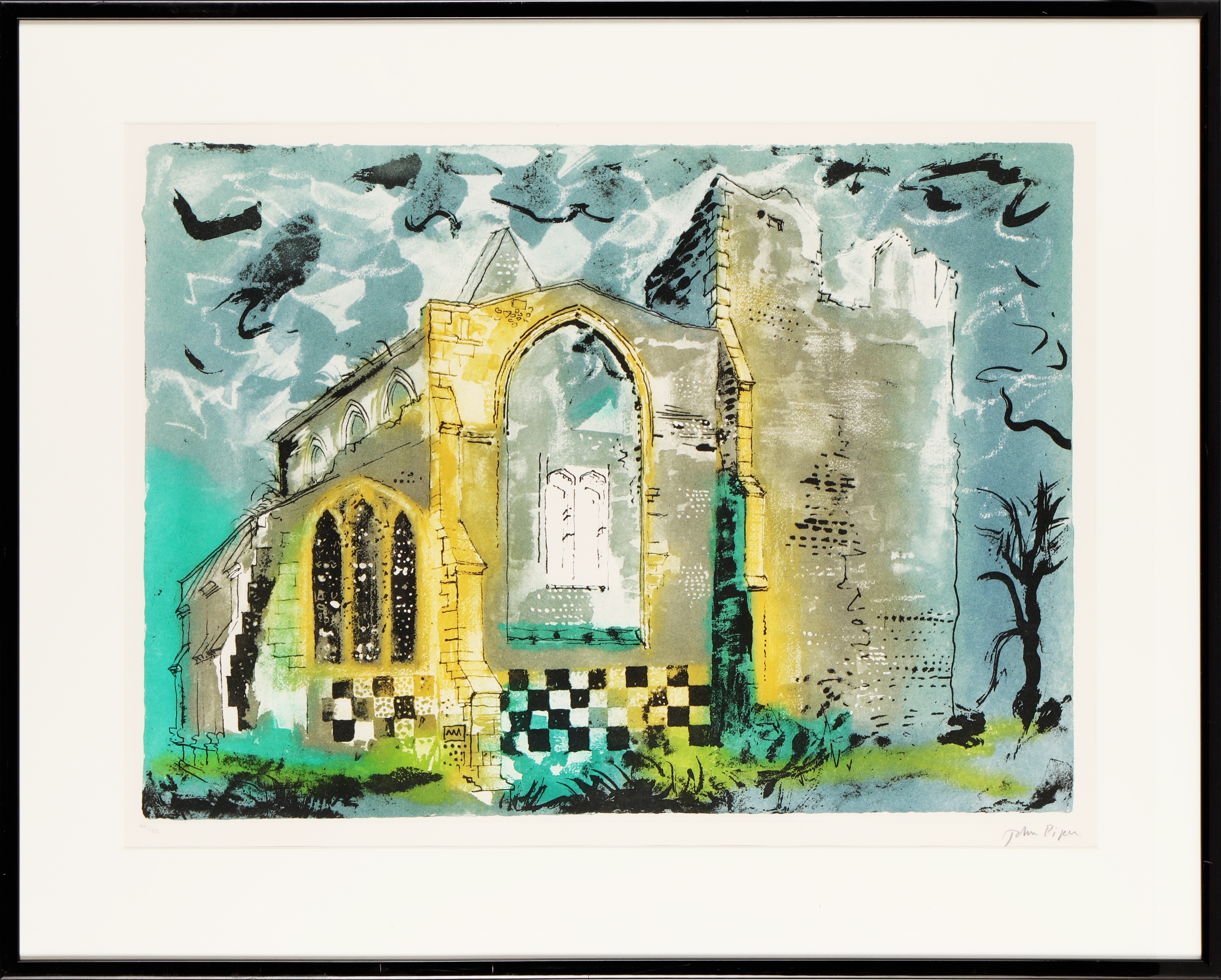 John Piper | Little Cressingham, Norfolk (1983) | MutualArt