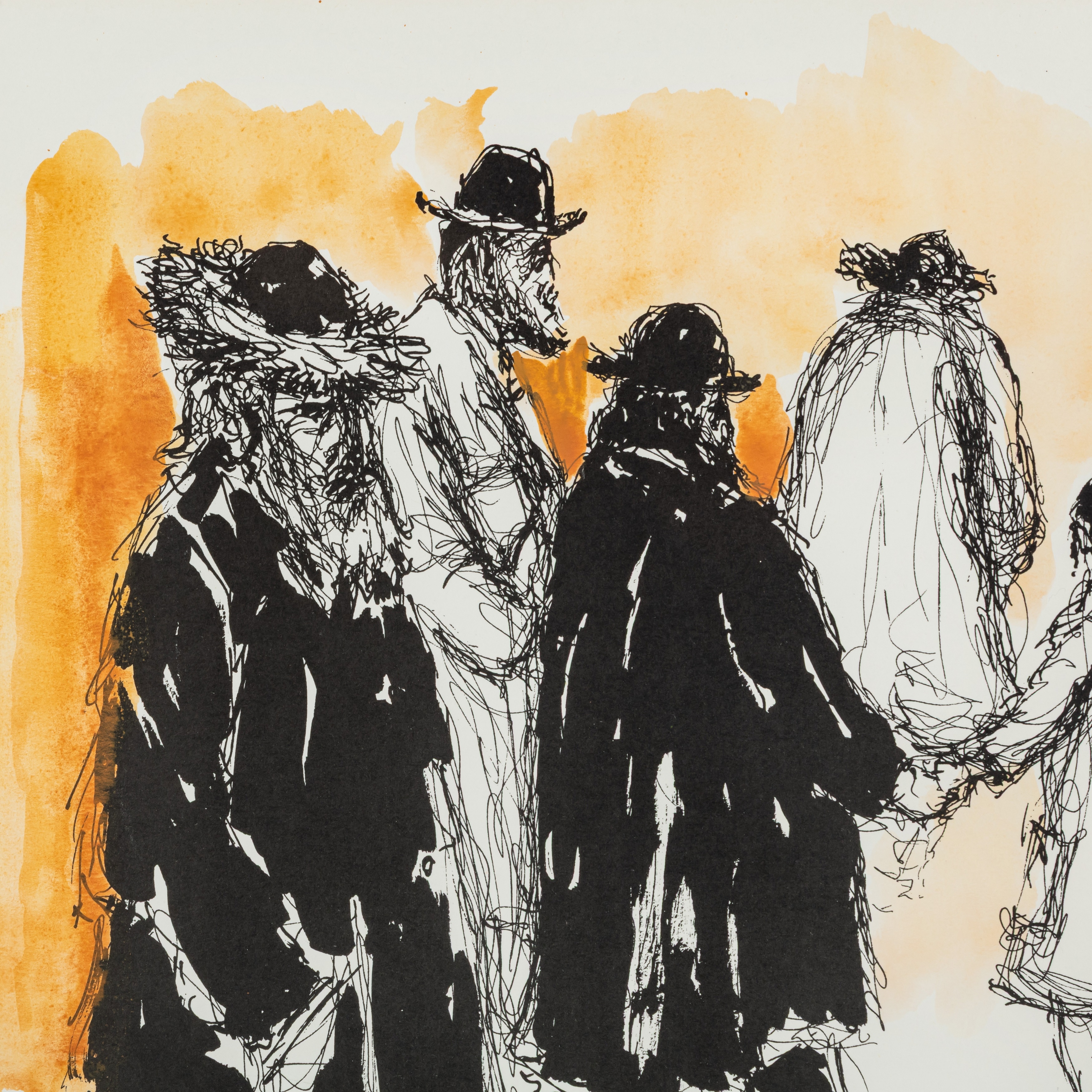 Felix Fabian | Rabbis works on paper (1970) | MutualArt
