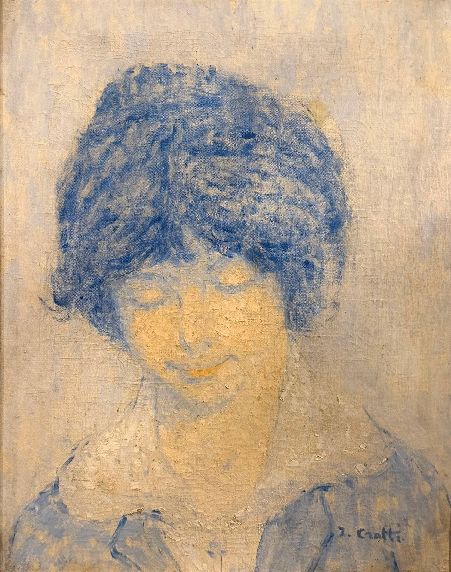 Jean Crotti | Portrait of a young girl (Circa 1905) | MutualArt