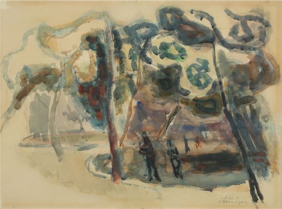 Figures in a Forest - Avigdor Stematsky