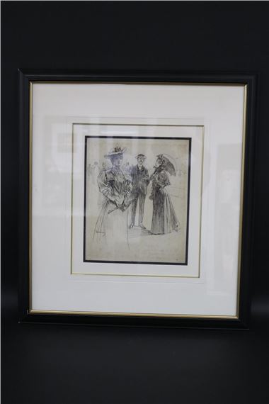 Benjamin Edwin Minns | Indian ink drawing | MutualArt