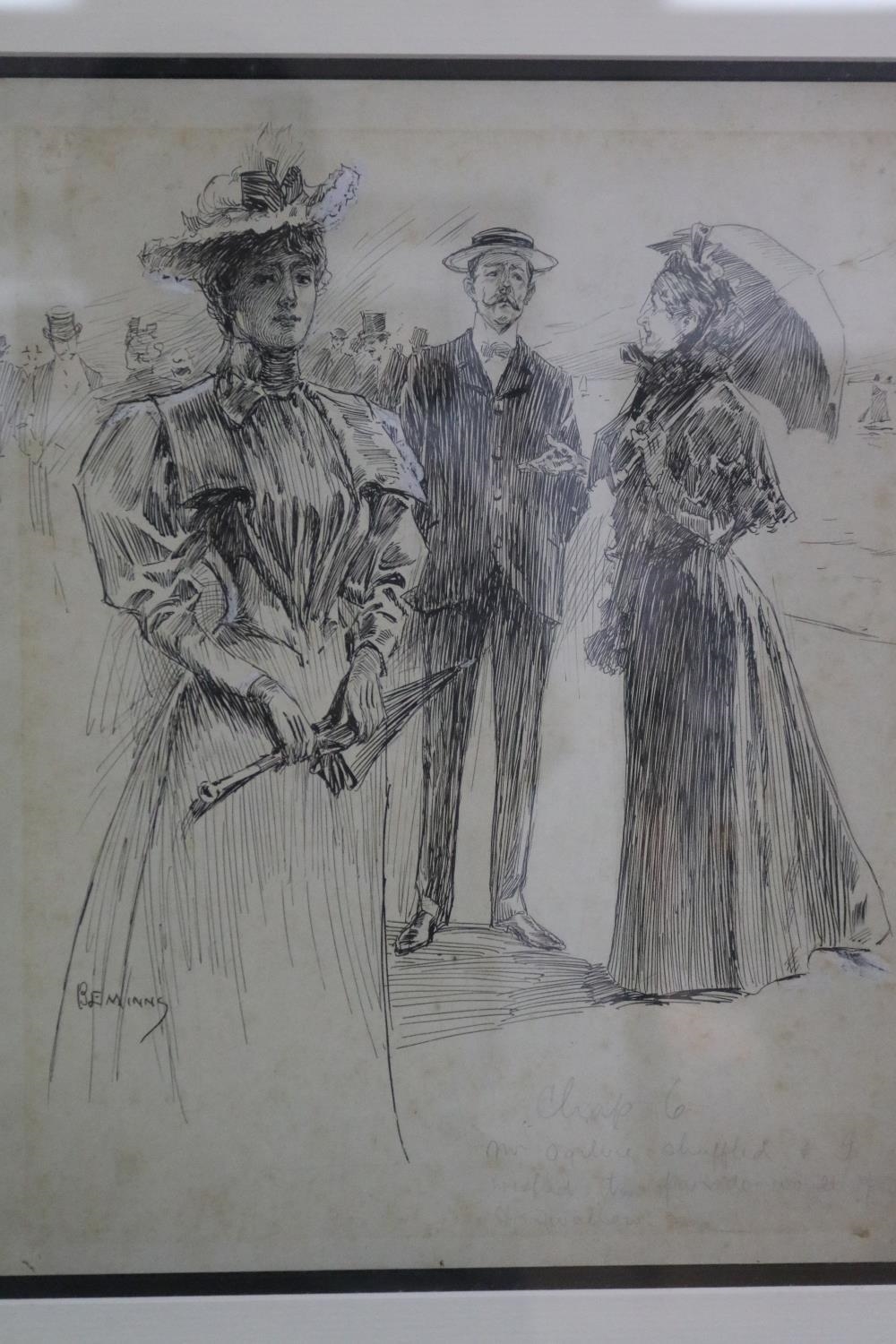 Benjamin Edwin Minns | Indian ink drawing | MutualArt