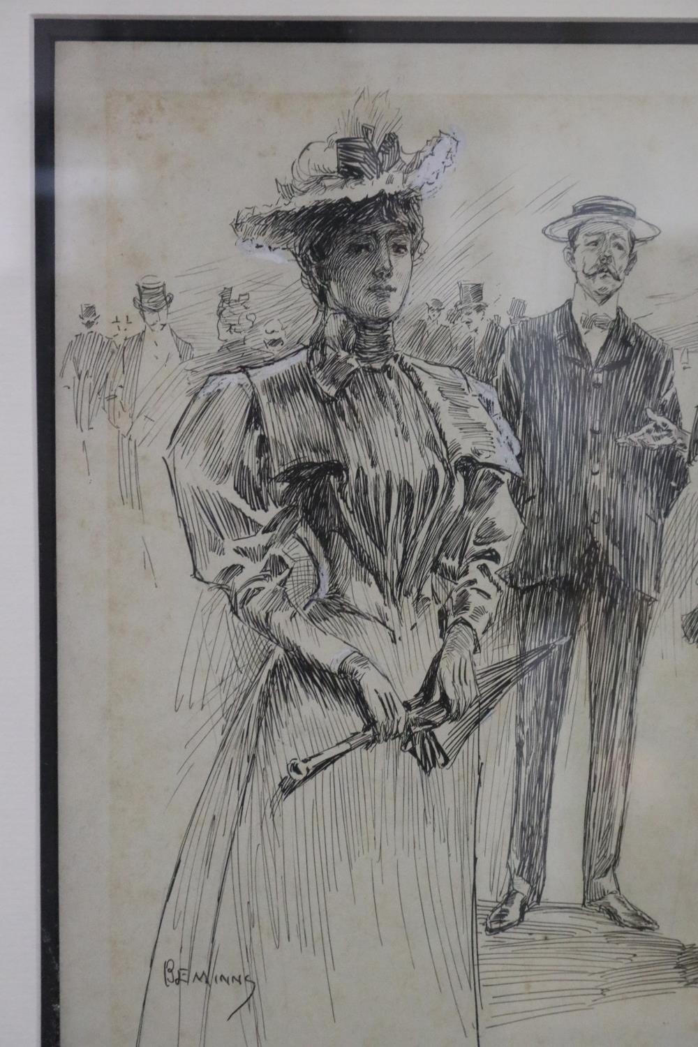 Benjamin Edwin Minns | Indian ink drawing | MutualArt