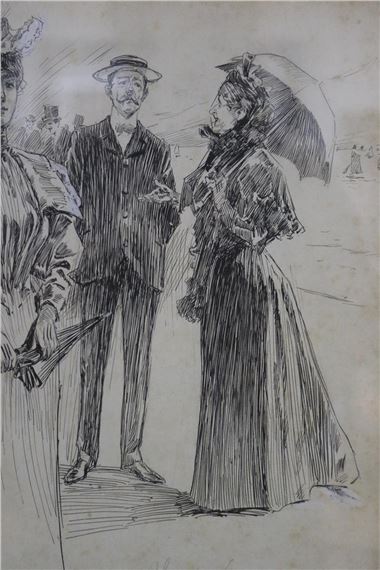 Benjamin Edwin Minns | Indian ink drawing | MutualArt
