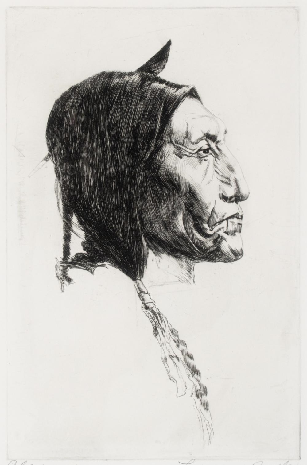 Lyman Byxbe | RARE PENCIL SIGNED DRYPOINT (1929) | MutualArt