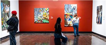Installation view of Barbara Bullock exhibition at Frist Art Museum.