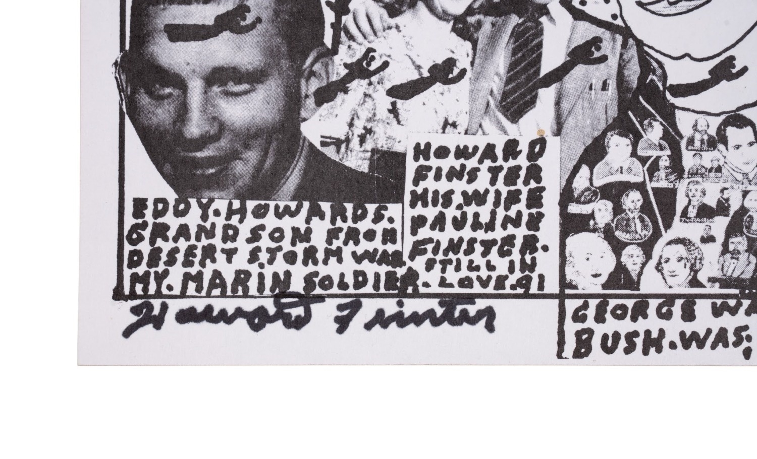 Howard Finster | HOWARD FINSTER, GROUP OF FOUR B&W LITHOS | MutualArt